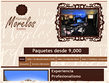 Tablet Screenshot of eventoshaciendamorelos.com